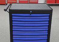 Blauw Metaal Professioneel Beweegbaar Staal Rolling Hulpmiddelkabinet met Zeven Laden